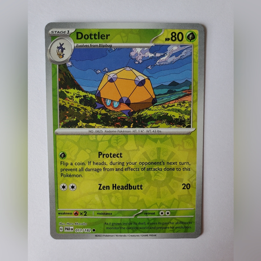 🔵 Dottler 11/182 | Paradox Rift | Reverse Holo Common | NM | Pokemon TCG Card